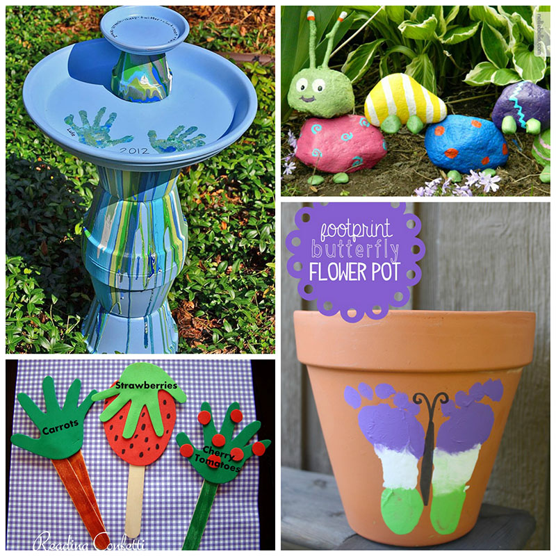 12 Super Cute Garden Crafts For Kids - The Realistic Mama