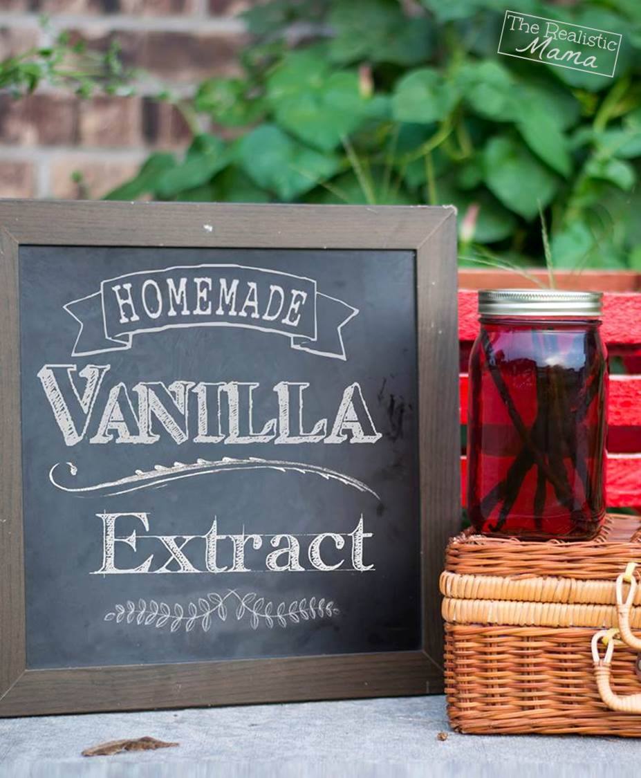 Homemade Pure Vanilla Extract