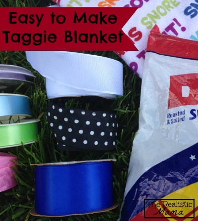 Easy to Make Taggie Blanket