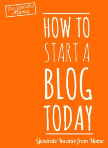 How to Start a Blog Today and Generate Income From Home