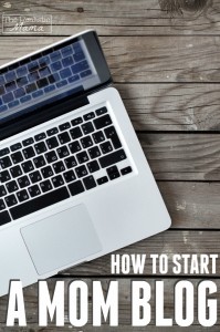 How to start a mom blog and make money from home