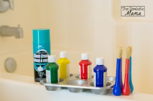 Paint and Shaving Cream