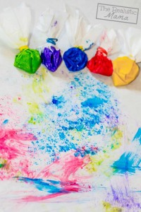 Homemade Paintbrushes with Coffee Filters - genius!