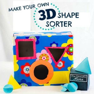 Homemade 3D Shape Sorter