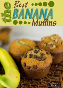 The Best Banana Bread Muffins, this is our favorite recipe!