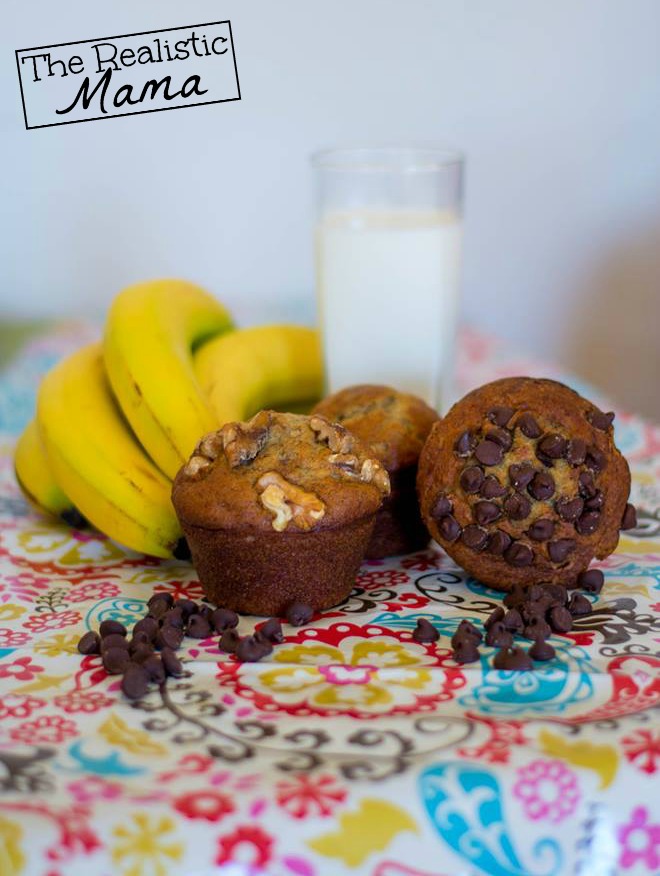 The Best Banana Bread Muffins, love how you can choose individual toppings!