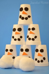 snowman cups