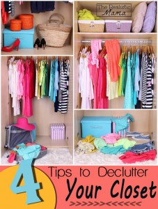 4 Tips to Declutter Your Closet - I LOVE their bonus tip!