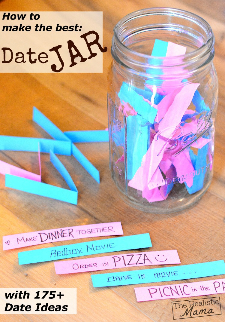 Date Jar with 175 Date Ideas