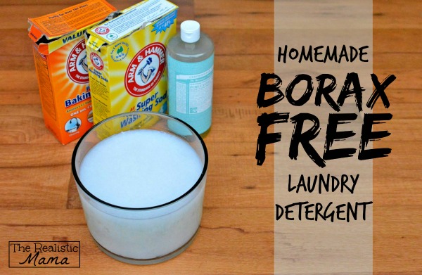 Homemade Laundry Detergent Borax Free!