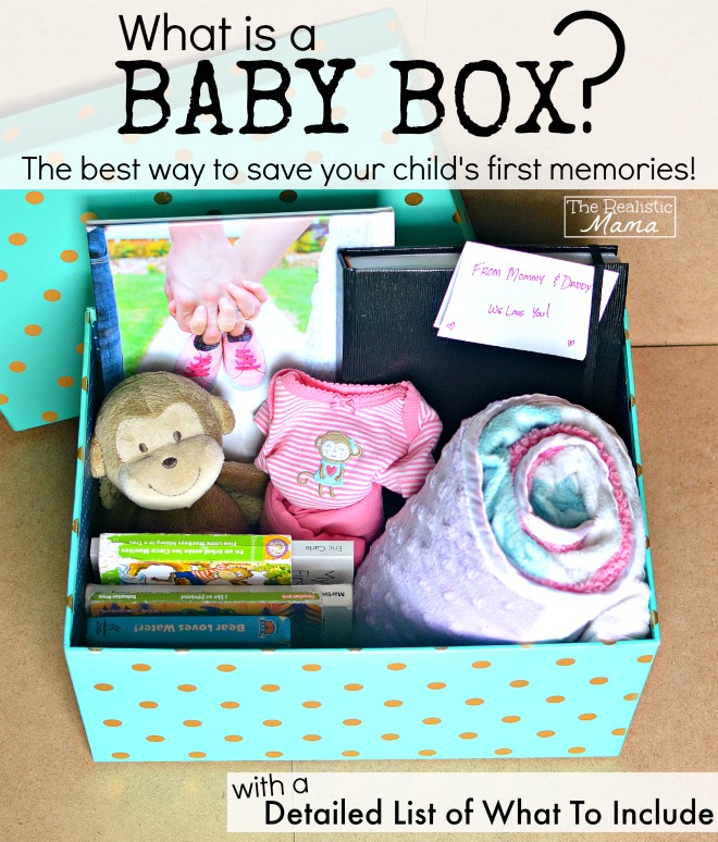 How to make the best baby memory box.