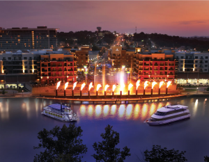 Branson Landing fountain