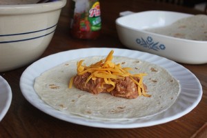 Bean burritos
