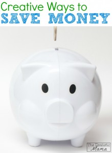Creative ways to save money