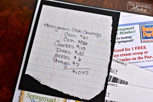 Savings jar for vacation