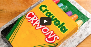 Crayola Crayon Cake