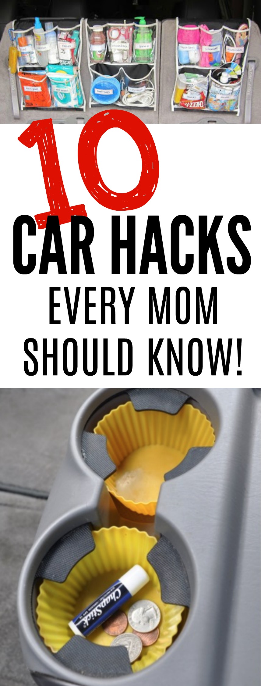 10 Car Hacks Every Mom Should Know! Tips to Organize Your Car in No Time!