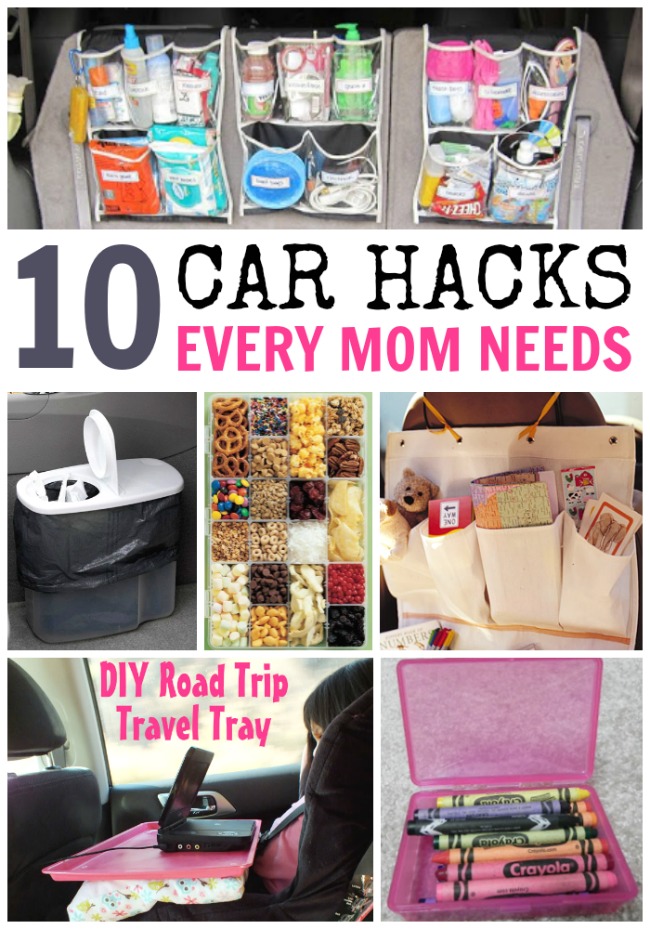 10 car hacks every mom needs