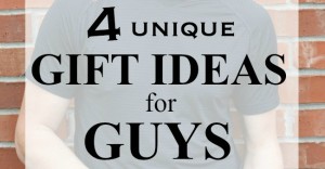 4 unique gift ideas for guys FB