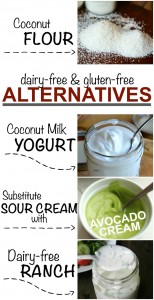 Dairy free & gluten free alternatives