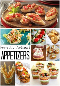 Perfectly Portioned appetizers