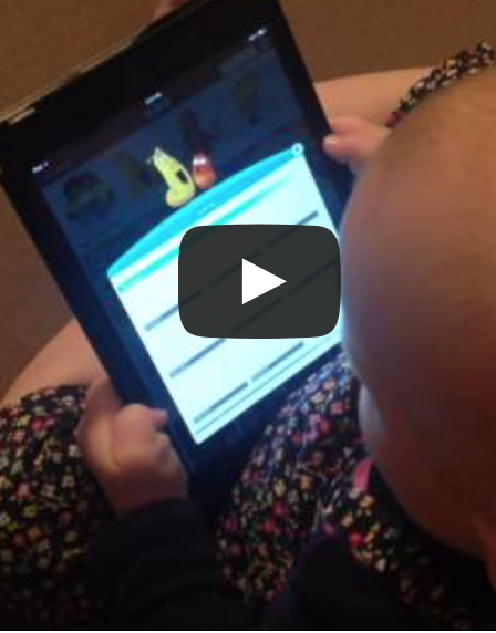 Caught on video! This baby does something beyond her age. Watch this video to see what happens when this baby is handed an iPad.