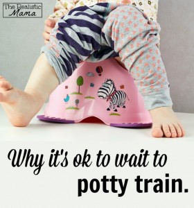 Why it's ok to wait to potty train