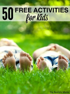 50 Free Activities for Kids.