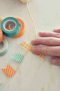 Washi tape banner