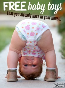 Free baby toys that you already have in your house!