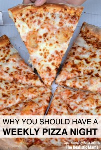 Here's why we love our weekly pizza night