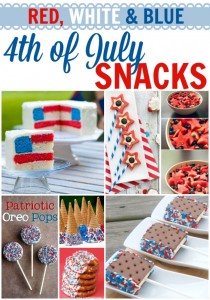 Must-Make Red,White & Blue 4th of July Snack Ideas