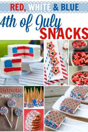 Must-Make Red,White & Blue 4th of July Snack Ideas