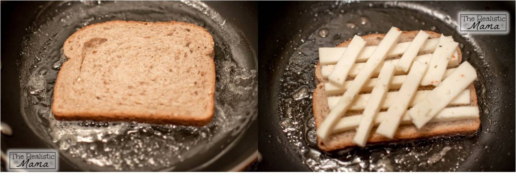 Grilled Cheese cooking