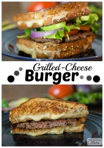 Grilled Cheese Burger Gooey