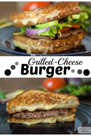 Grilled Cheese Burger Gooey