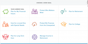 Make a financial goal