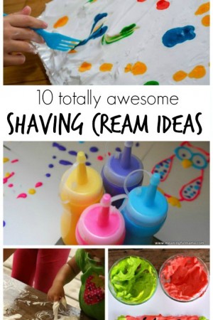 Shaving Cream Art Ideas