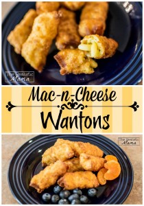 Mac n Cheese Wantons