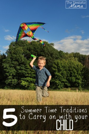 Teaching your child to fly a Kite
