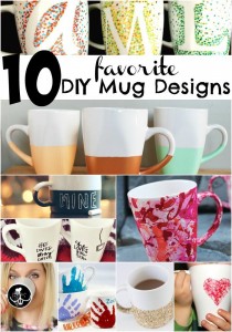 10 Adorbale Cute DIY Mug Ideas