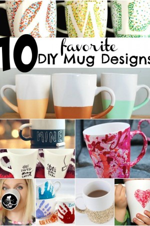 10 Adorbale Cute DIY Mug Ideas