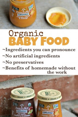 Our favorite organic baby food