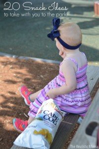 Snack ideas for the park this summer