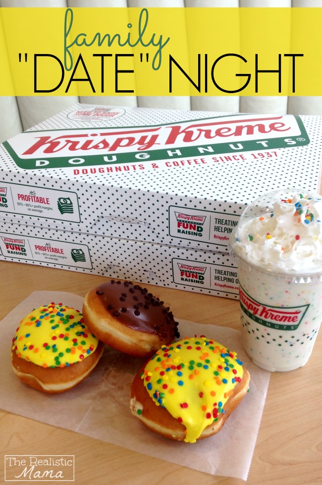 Family Date Night at Krispy Kreme - the kids would love this
