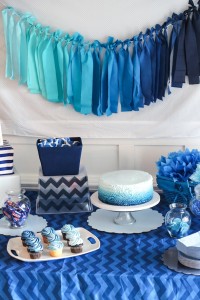 Blue Ombre Party Theme