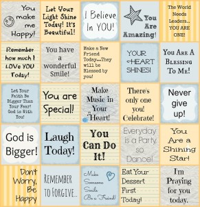 Encouraging Lunch Notes for Kids