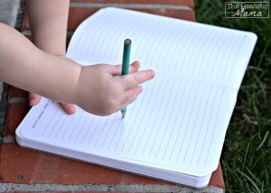 Toddler Drawing in Journal