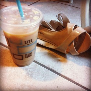 Wedding Heals and Coffee