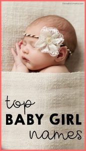 100 Top Baby Girl Names